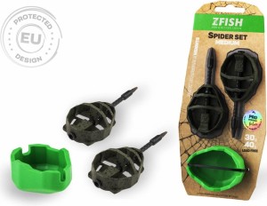 Koszyczki Method Feeder SPIDER Medium Z-FISH Set 50,60g + foremka