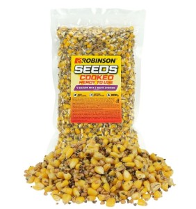 ROBINSON Ziarno Gotowane MIX 4 Kukurydza Konopia Pszenica 800g