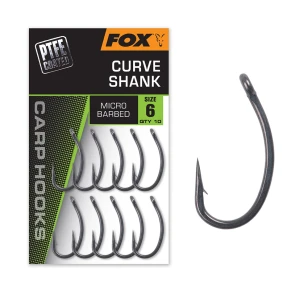 FOX Haczyki Karpiowe CURVE SHANK rozm. 6