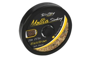 MIKADO PRZYPON TERRITORY MOLLIA SINKING 55LBS 20M CZARNO/BRĄZOWA