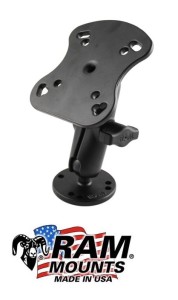 RAM MOUNTS UCHWYT DO ECHOSONDY LOWRANCE ELITE 5 / 5X MONTOWANY DO PŁASKIEJ POWIERZCHNI