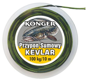 KONGER PRZYPON SUMOWY KEVLAR 10M / 100KG CAMOU